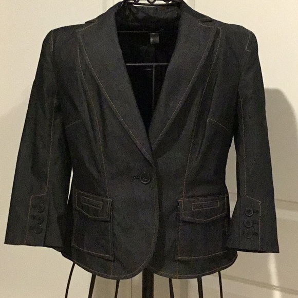 LOFT Jackets & Blazers - Ann Taylor LOFT dark Jean Jacket